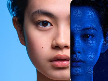 SPOTSCANDiagnose voor een acne-gevoelige huidaangedreven door A.I.Deskundige huiddiagnose in 3 stappen.