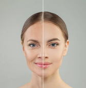 Augmentation des rides et des creux