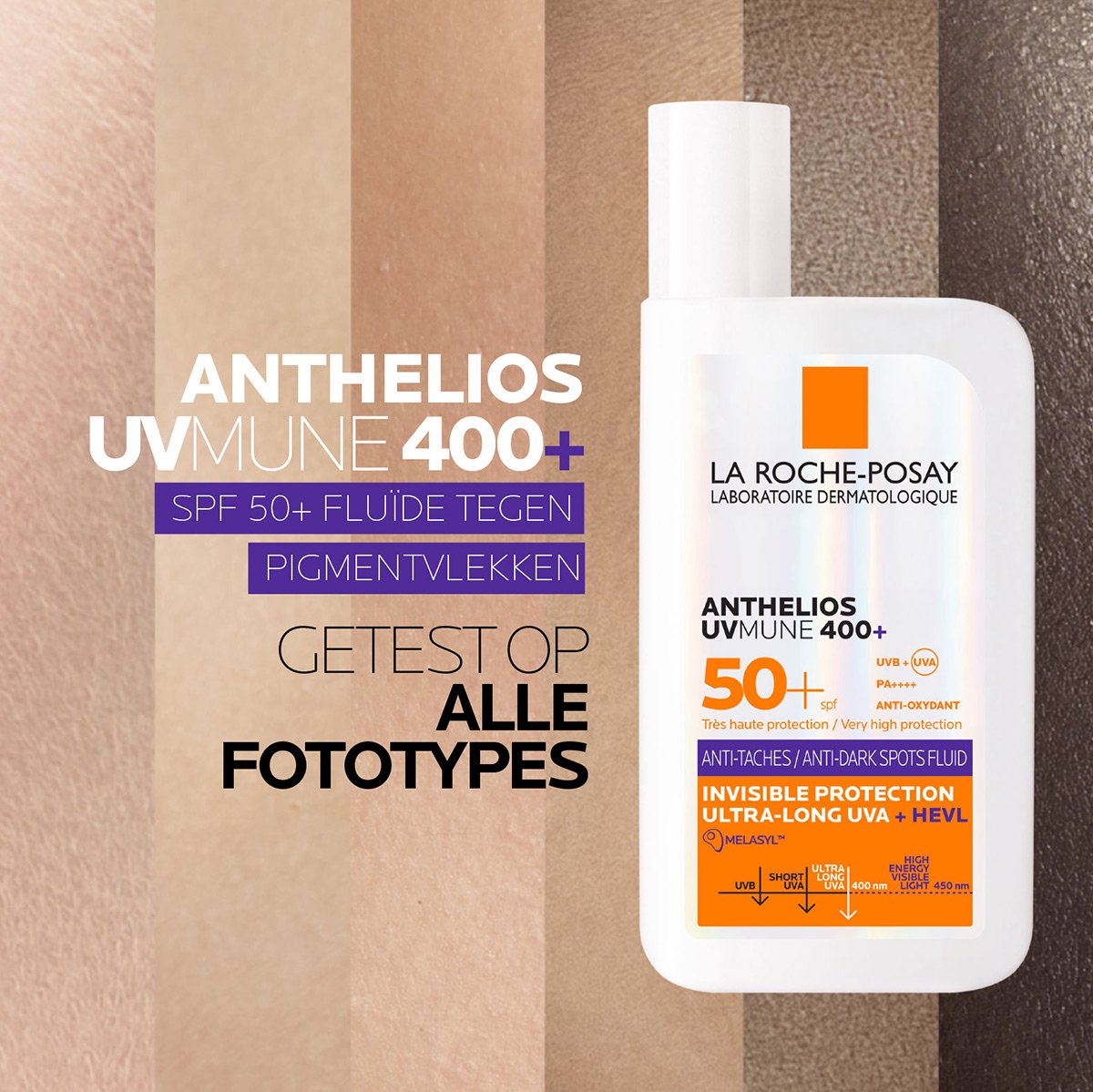 Anthelios UVMune 400 Anti-pigmentvlekken Fluide spf50+