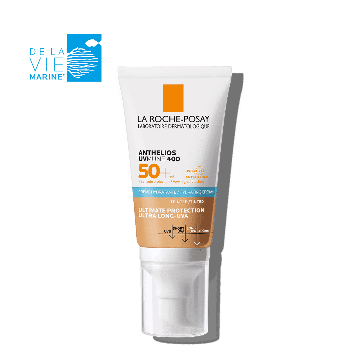 ANTHELIOS UVMUNE 400CR&Egrave;ME HYDRATANTE TEINT&Eacute;E 50+