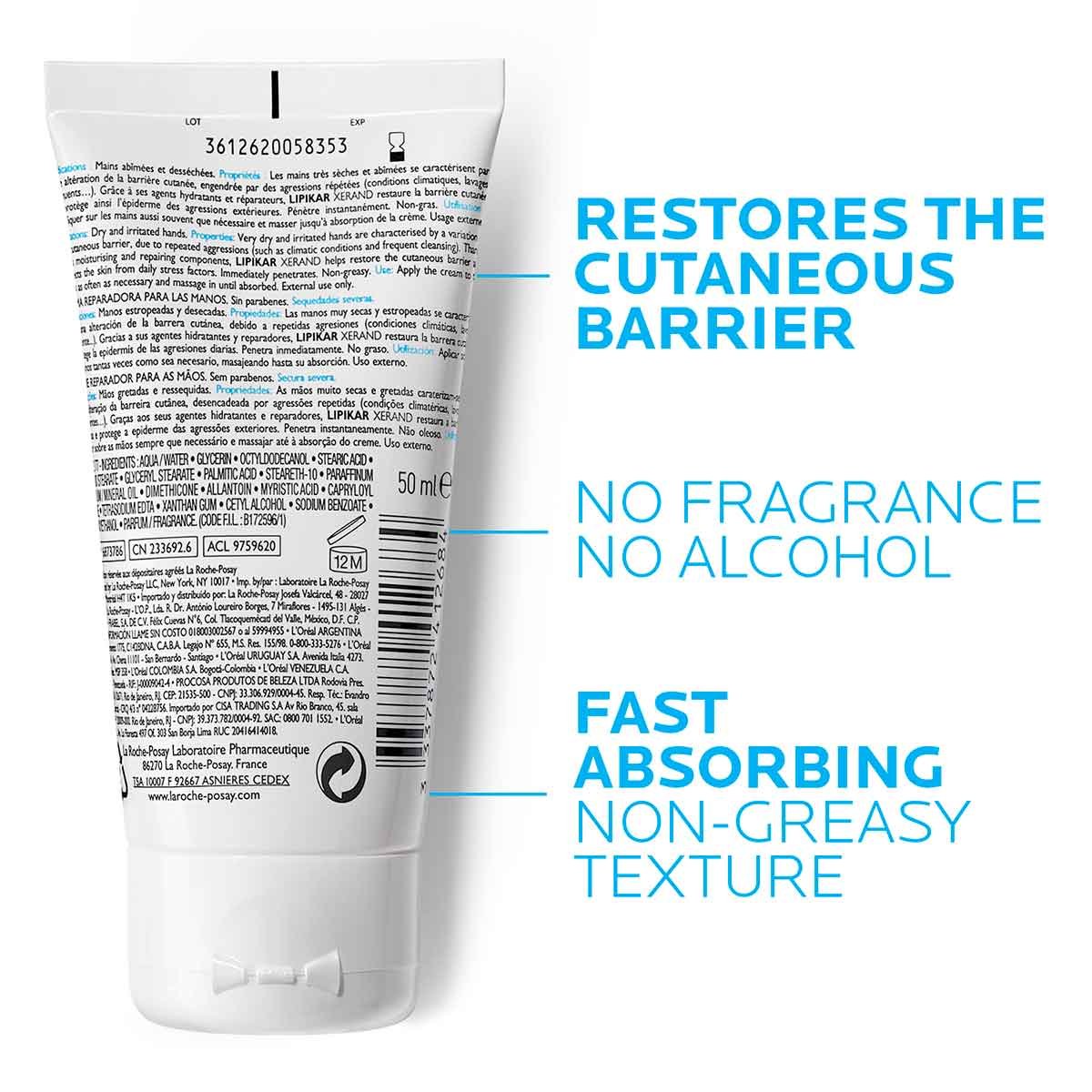 La Roche Posay ProductPage Eczema Lipikar Xerand 50ml 3337872412684