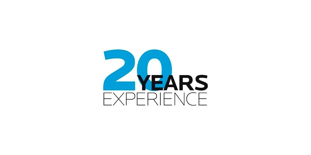 20 years EXPERIENCE LOGO